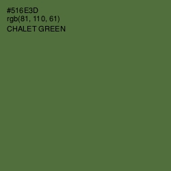 #516E3D - Chalet Green Color Image